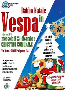 Babbo Natale in Vespa